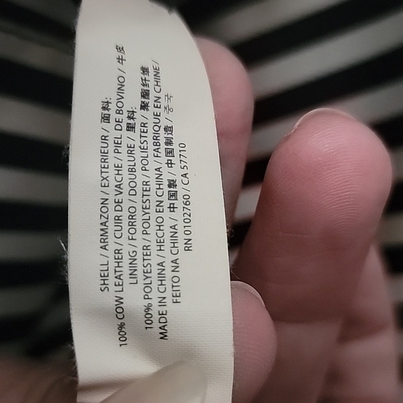 kate spade Southport Avenue Odin Leather Tote,  Black with Gold Plated Hardware - Picture 7 of 14